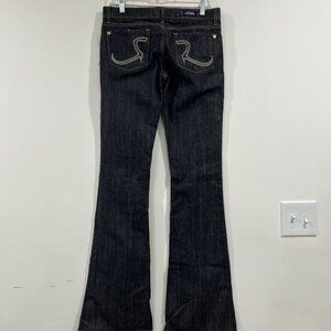 Rock & Republic Roth Flare Dark Wash Women's Size 27X34 RTH0250 LAWLESS BLACK NW